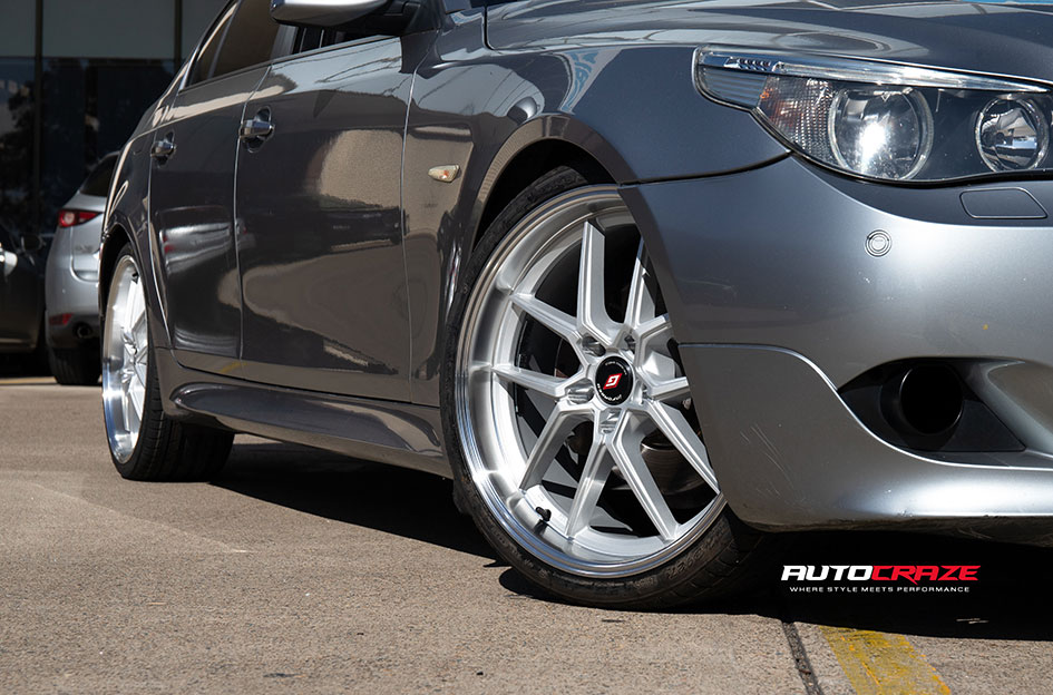 BMW 5 SERIES INFORGED KIKI5566 SILVER MACHINED FACE