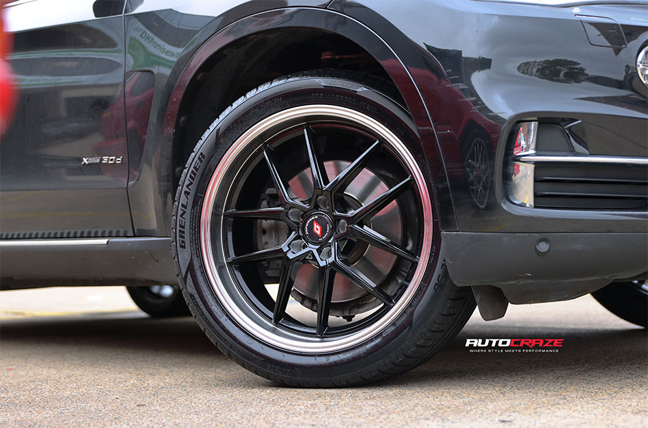 BMW X5 INFORGED KIKI 5566 BLACK MACHINED LIP