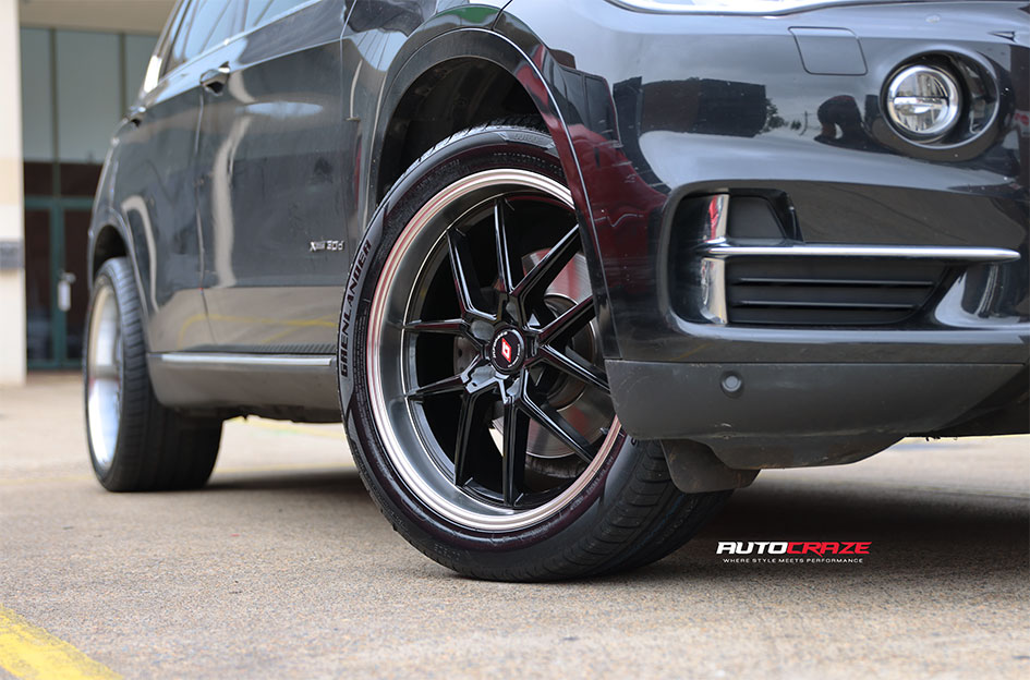 BMW X5 INFORGED KIKI 5566 BLACK MACHINED LIP