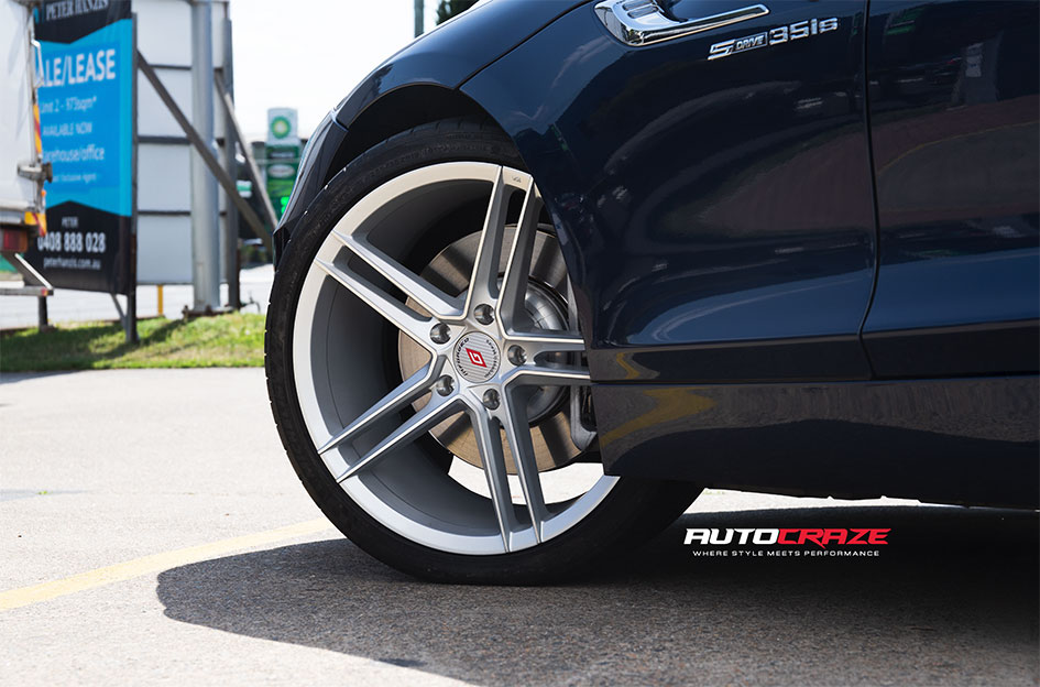 BMW Z4 INFORGED IFG33 SILVER MACHINED FACE