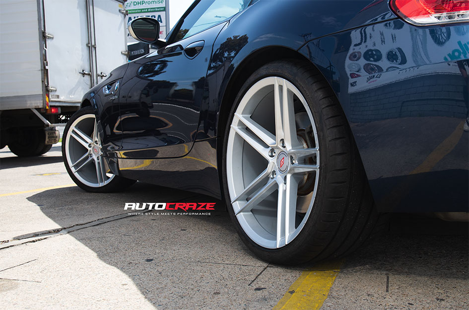 BMW Z4 INFORGED IFG33 SILVER MACHINED FACE