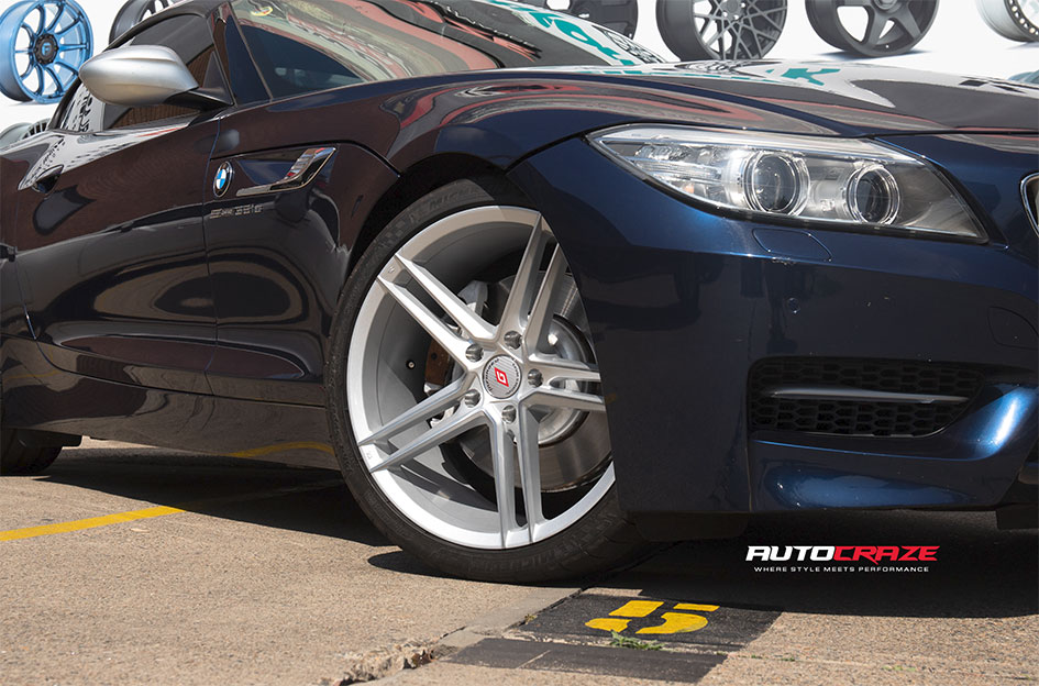 BMW Z4 INFORGED IFG33 SILVER MACHINED FACE