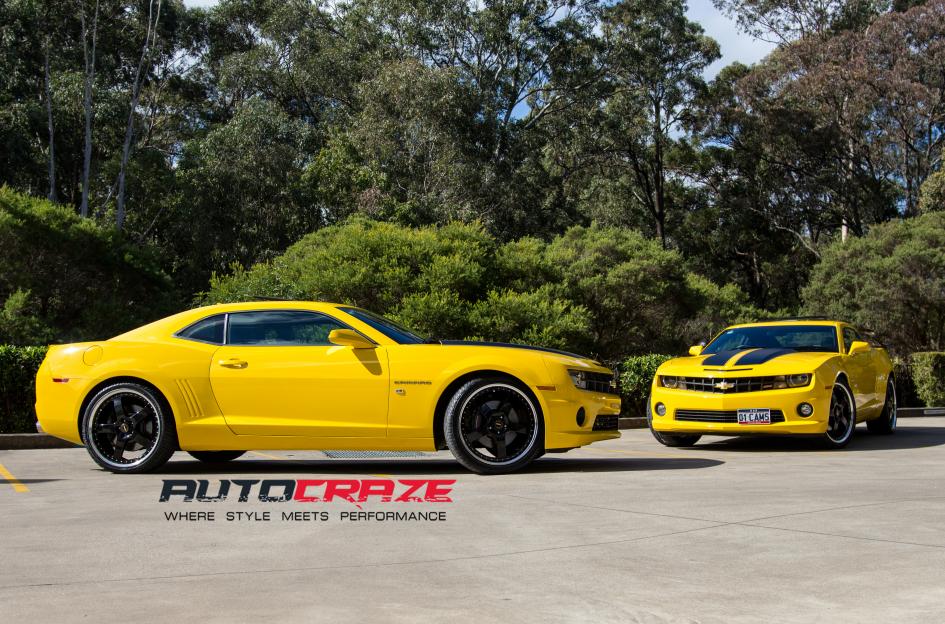 CHEVROLET CAMARO FR BLACK MACHINED LIP