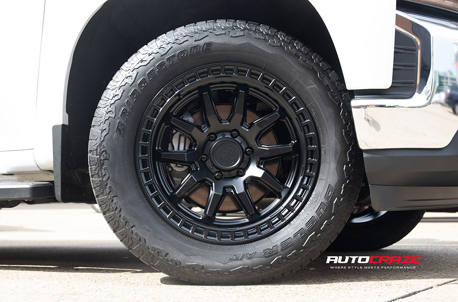 CHEVROLET SILVERADO BLACK RHINO CALICO MATTE BLACK 