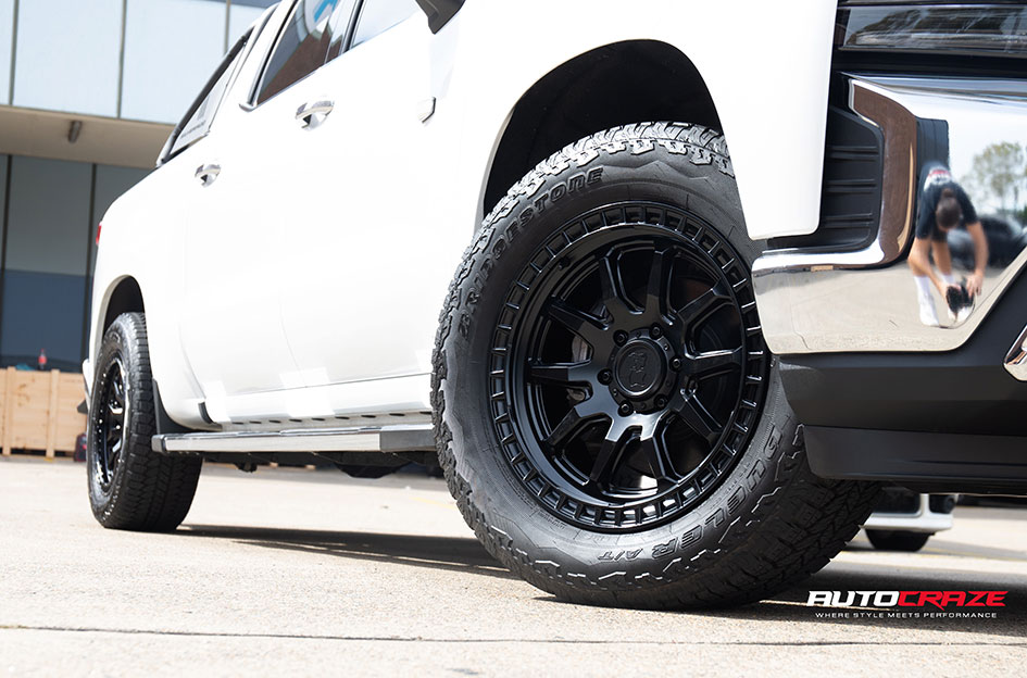 CHEVROLET SILVERADO BLACK RHINO CALICO MATTE BLACK 