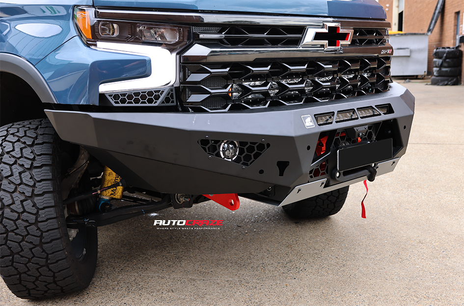CHEVROLET SILVERADO FUEL FLUX GLOSS BLACK GREY TINT