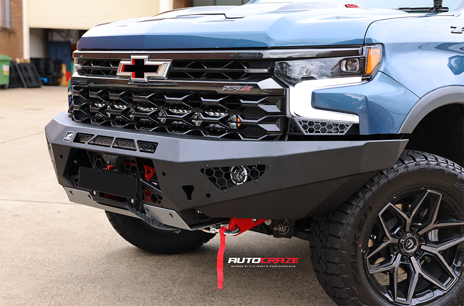 CHEVROLET SILVERADO FUEL FLUX GLOSS BLACK GREY TINT