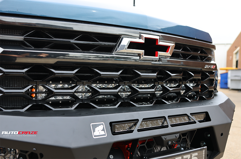 CHEVROLET SILVERADO FUEL FLUX GLOSS BLACK GREY TINT
