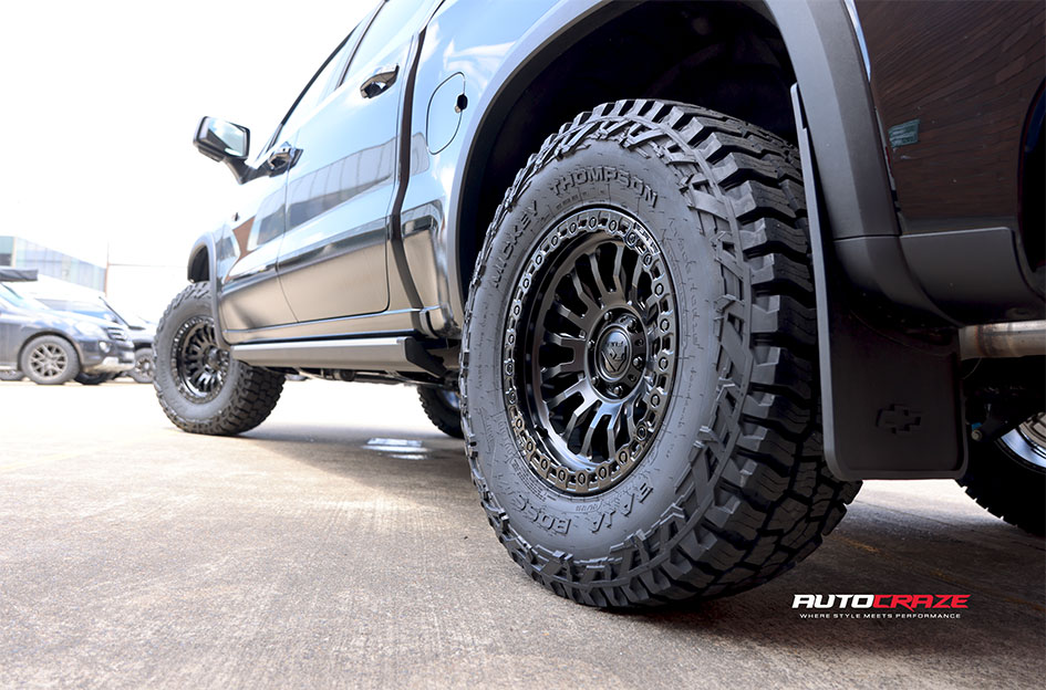 CHEVROLET SILVERADO FUEL RINCON MATTE BLACK 