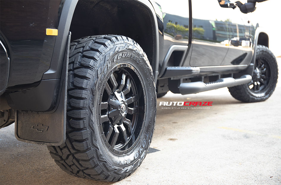CHEVROLET SILVERADO FUEL SLEDGE MATTE BLACK