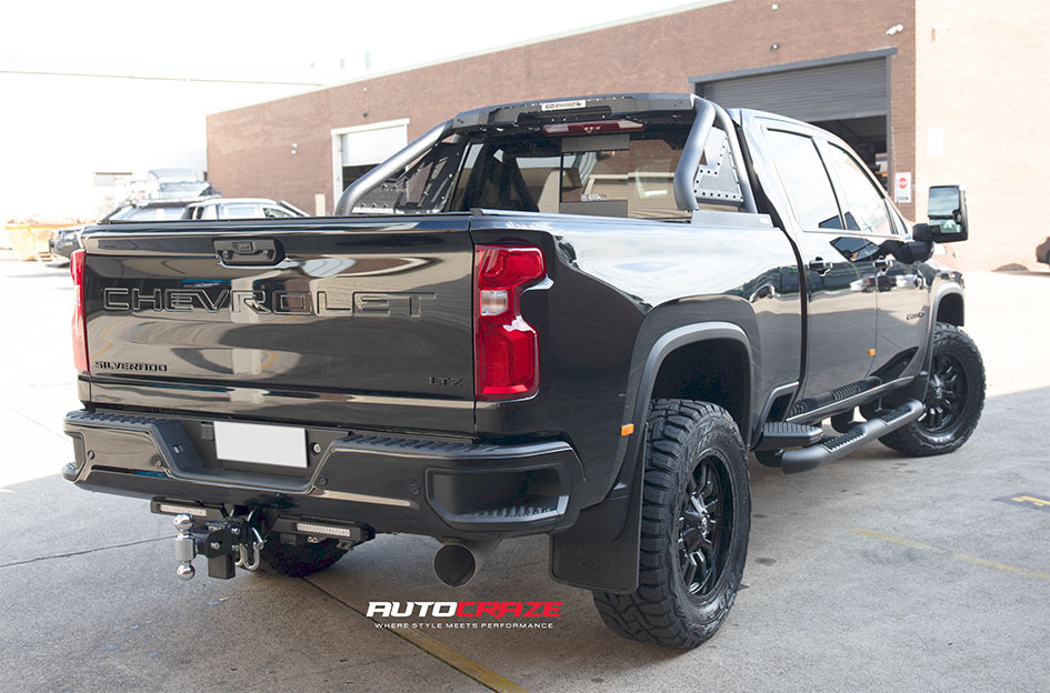 CHEVROLET SILVERADO FUEL SLEDGE MATTE BLACK