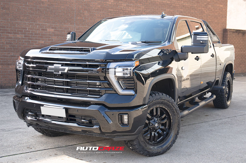 CHEVROLET SILVERADO FUEL SLEDGE MATTE BLACK