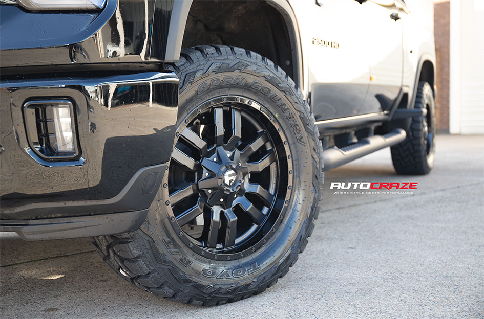 CHEVROLET SILVERADO FUEL SLEDGE MATTE BLACK