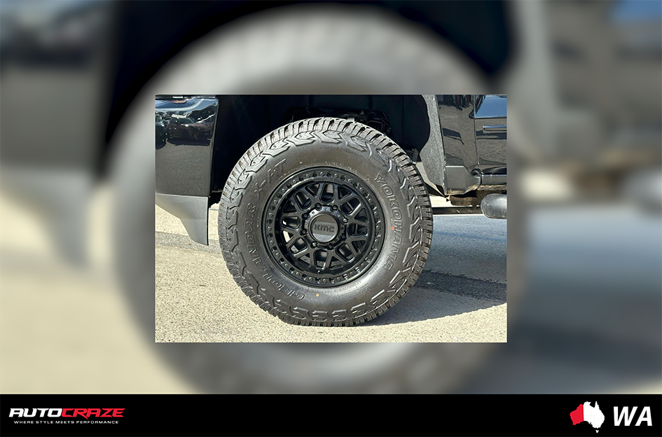 CHEVROLET SILVERADO KMC GRS SATIN BLACK