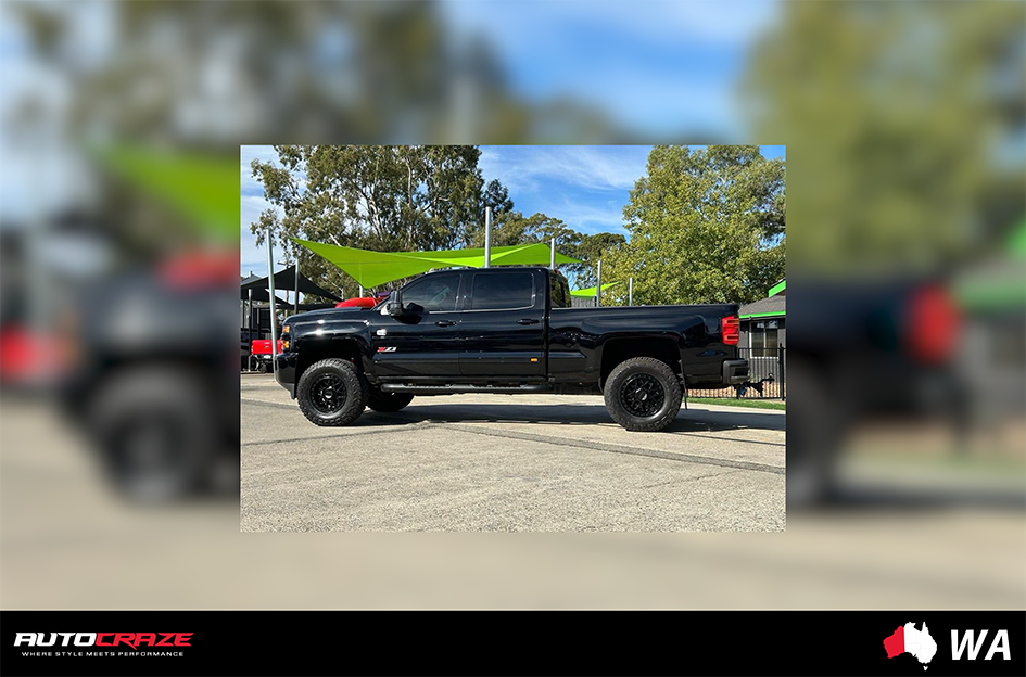 CHEVROLET SILVERADO KMC GRS SATIN BLACK