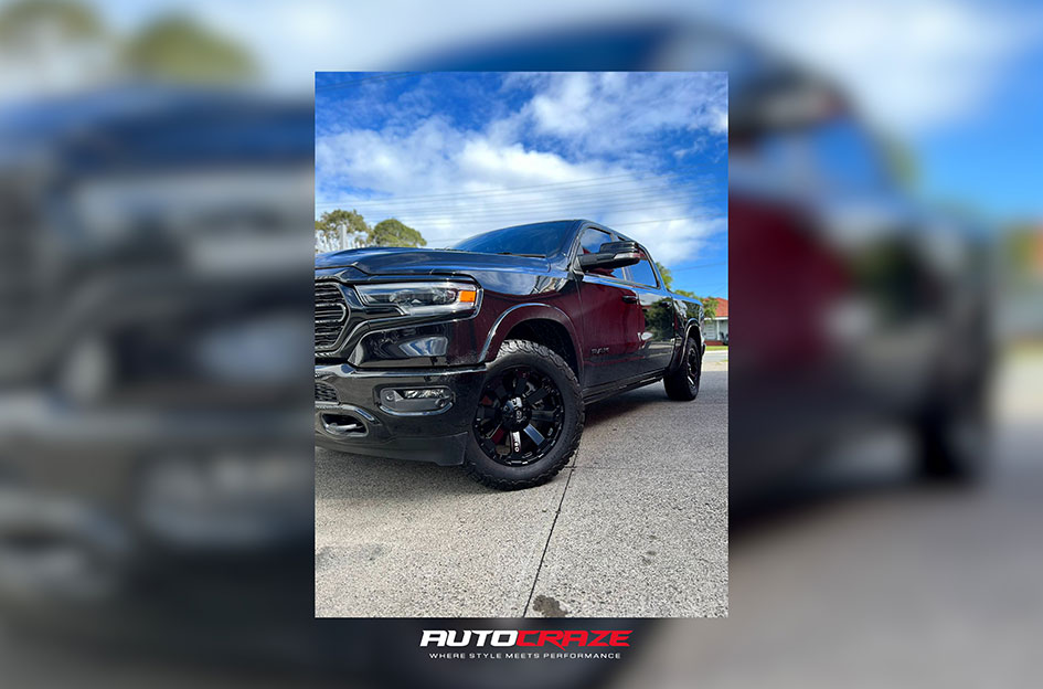 DODGE RAM KING AMBUSH SATIN BLACK