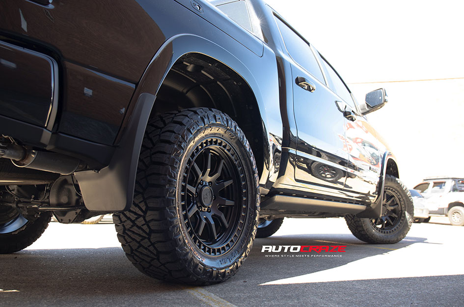 DODGE RAM BLACK RHINO CALICO MATTE BLACK 