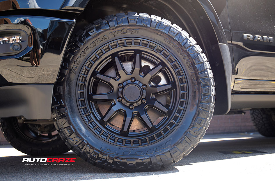 DODGE RAM BLACK RHINO CALICO MATTE BLACK 
