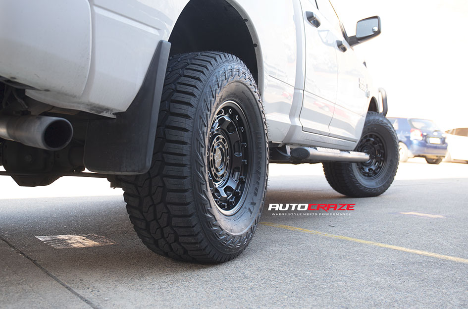 DODGE RAM BLACK RHINO ATLAS MATTE BLACK