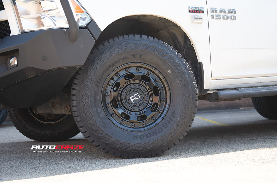 DODGE RAM BLACK RHINO ATLAS MATTE BLACK