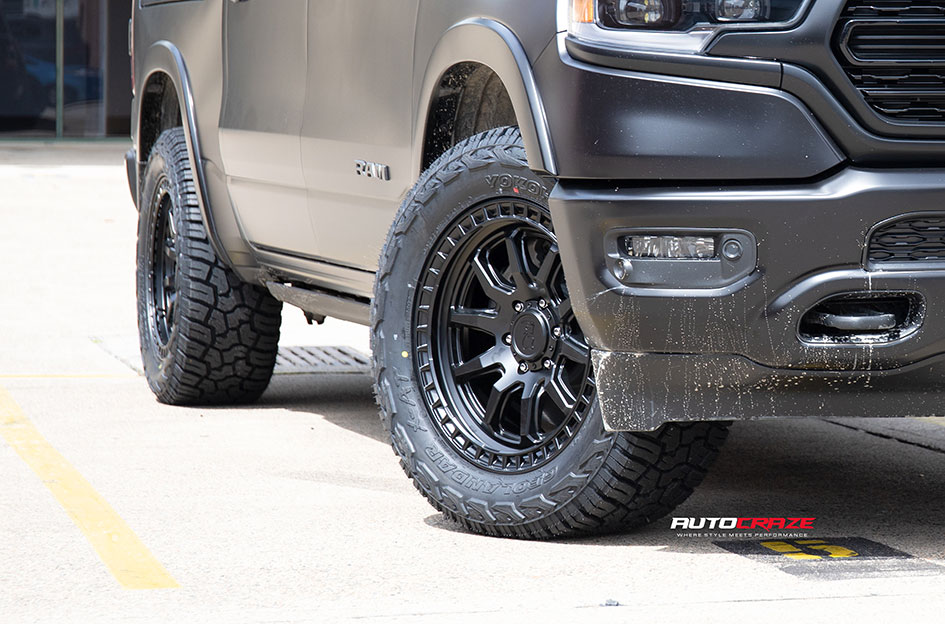 DODGE RAM BLACK RHINO CALICO MATTE BLACK