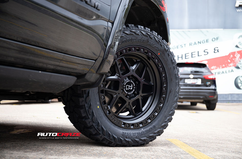 DODGE RAM BLACK RHINO KELSO MATTE BLACK 