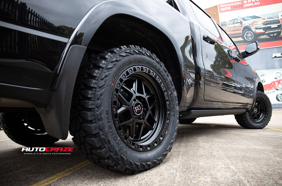 DODGE RAM BLACK RHINO KELSO MATTE BLACK 