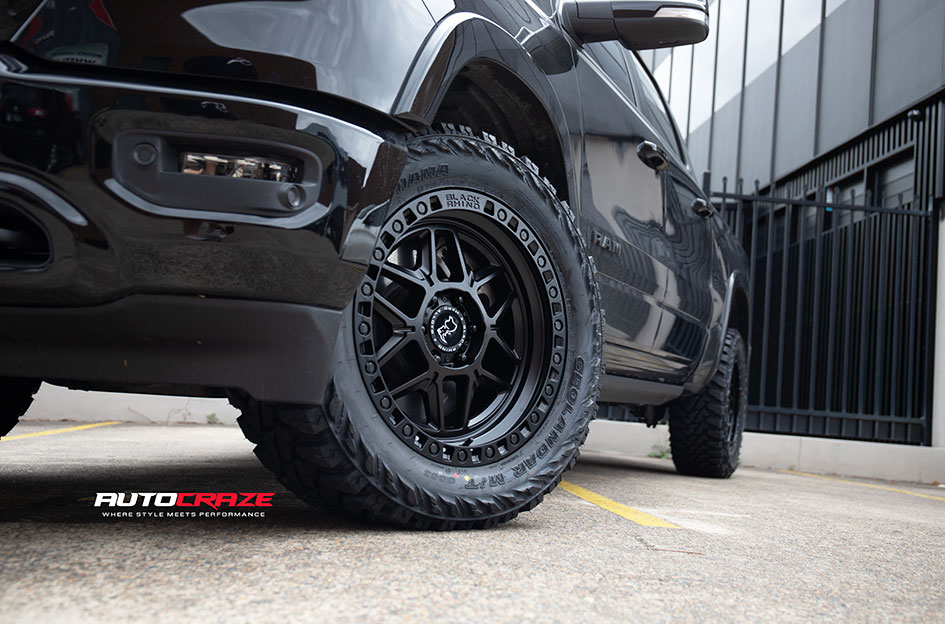 DODGE RAM BLACK RHINO KELSO MATTE BLACK 