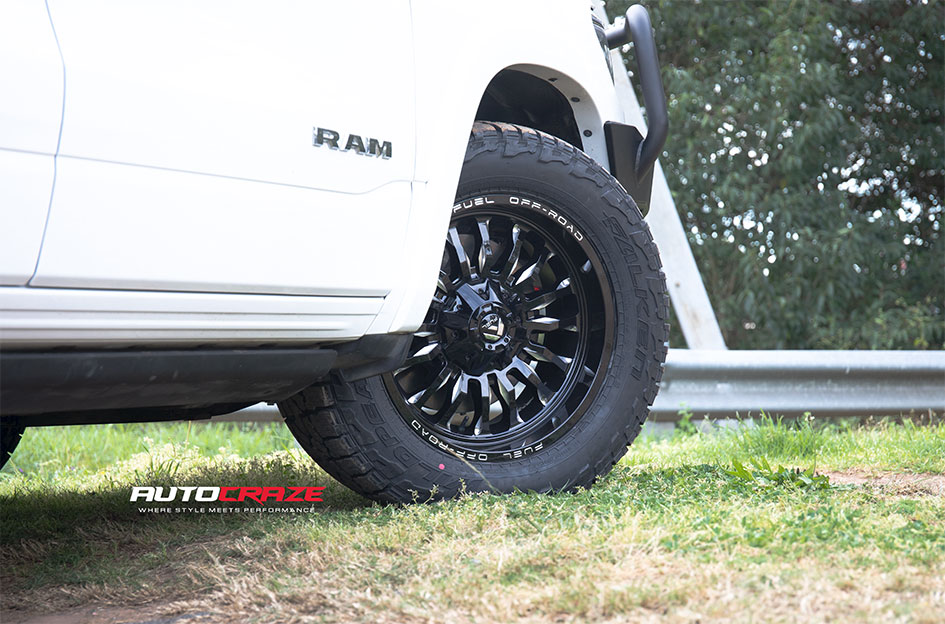 DODGE RAM FUEL ARC GLOSS BLACK MILLED