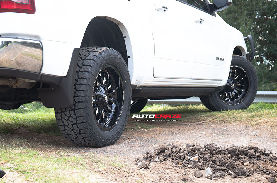 DODGE RAM FUEL ARC GLOSS BLACK MILLED