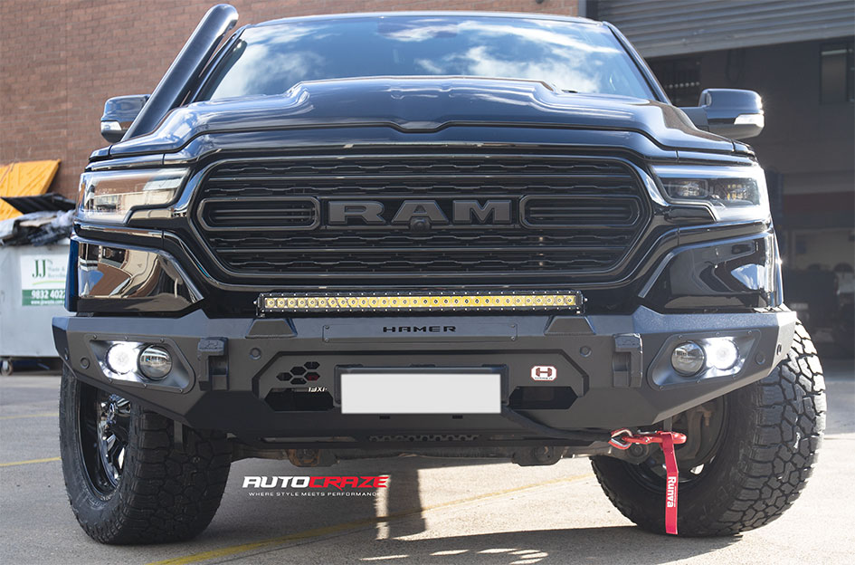 DODGE RAM FUEL ARC GLOSS BLACK MILLED