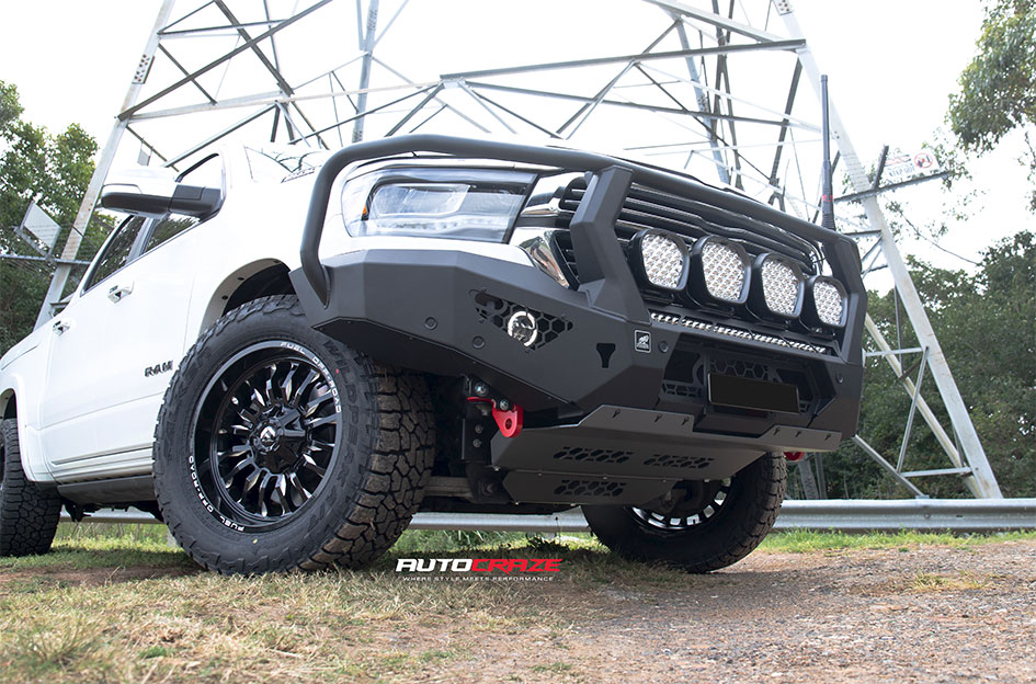 DODGE RAM FUEL ARC GLOSS BLACK MILLED