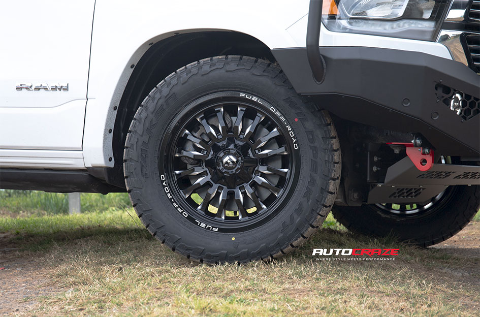 DODGE RAM FUEL ARC GLOSS BLACK MILLED