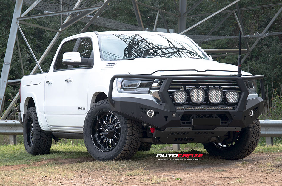 DODGE RAM FUEL ARC GLOSS BLACK MILLED