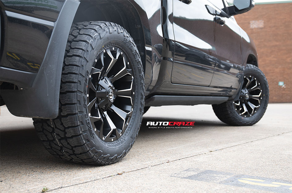 DODGE RAM FUEL ASSAULT MATTE BLACK MILLED 