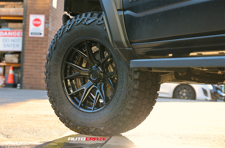 DODGE RAM FUEL CATALYST MATTE BLACK