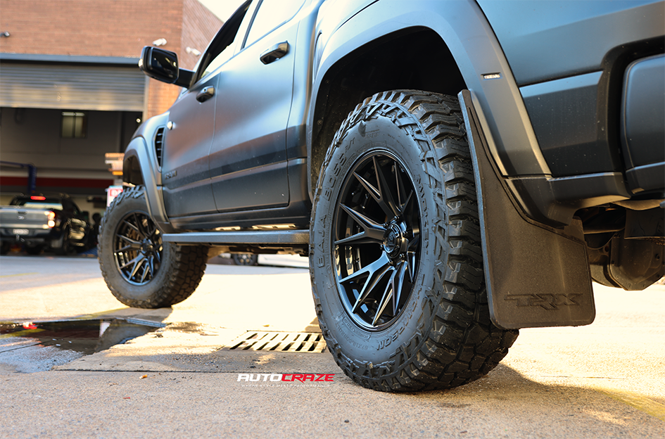 DODGE RAM FUEL CATALYST MATTE BLACK