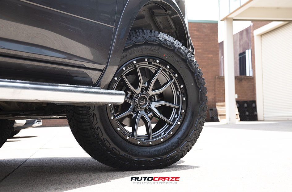 DODGE RAM FUEL REBEL MATTE GUNMETAL