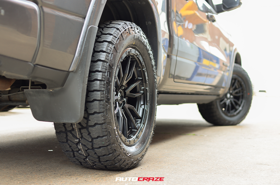 DODGE RAM FUEL REBEL 6 MATTE BLACK 