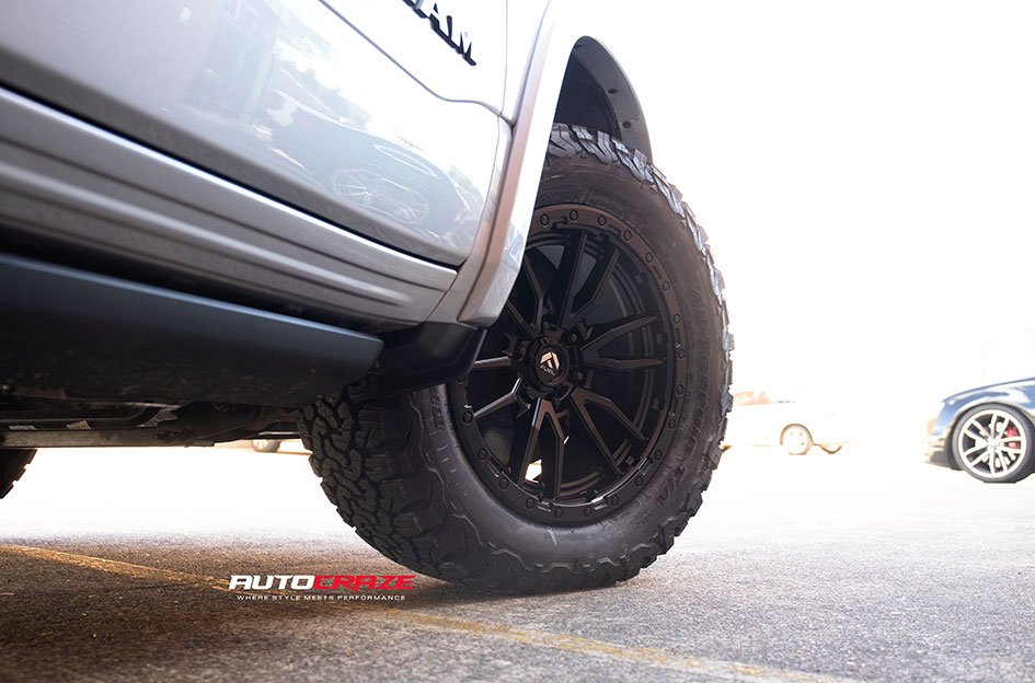 DODGE RAM FUEL REBEL 6 MATTE BLACK 
