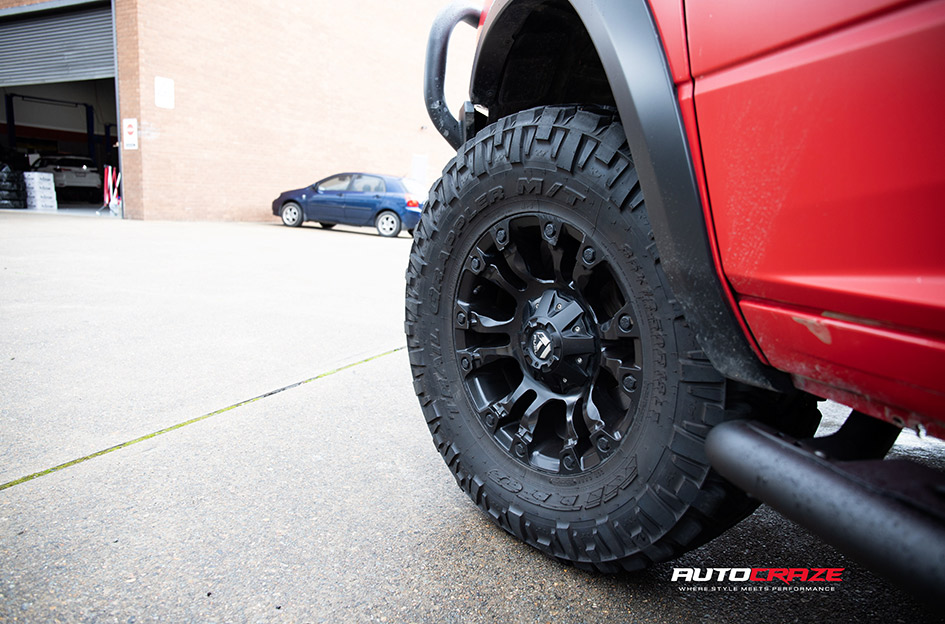 DODGE RAM FUEL VAPOR MATTE BLACK 