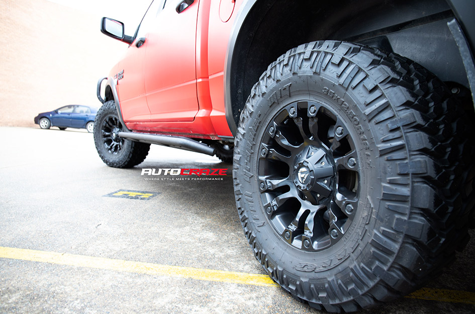 DODGE RAM FUEL VAPOR MATTE BLACK 