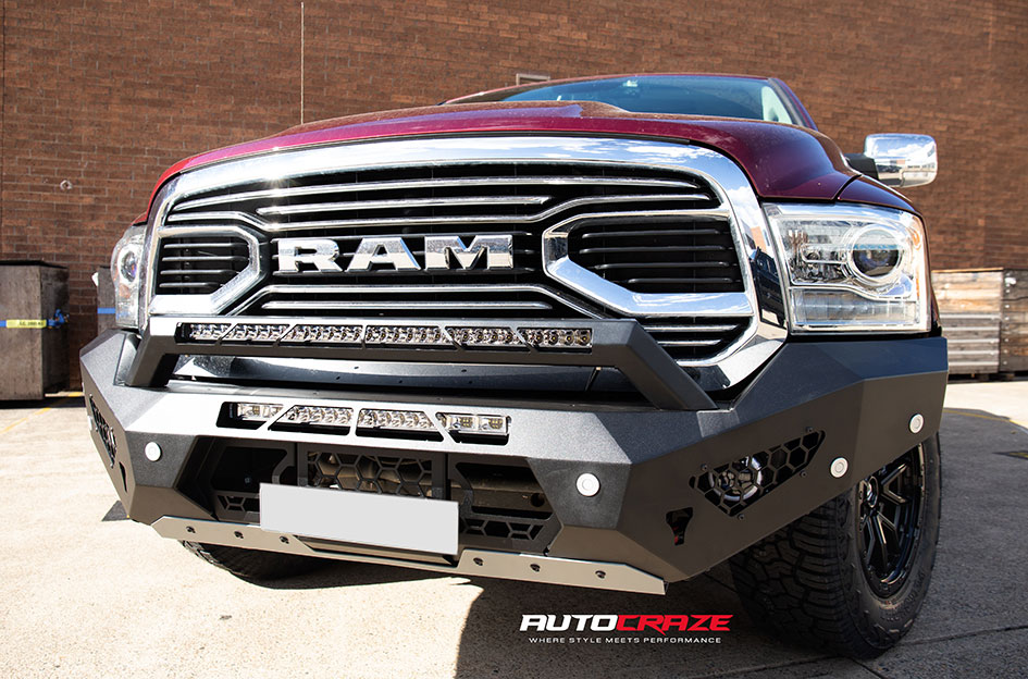 DODGE RAM FUEL REBEL 5 MATTE BLACK 