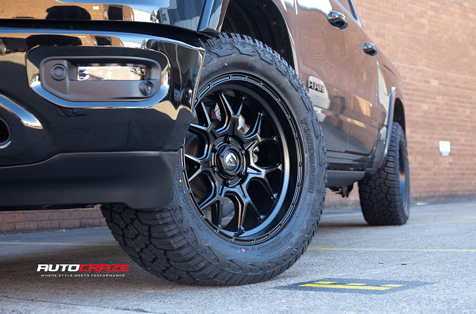 DODGE RAM FUEL TECH MATTE BLACK