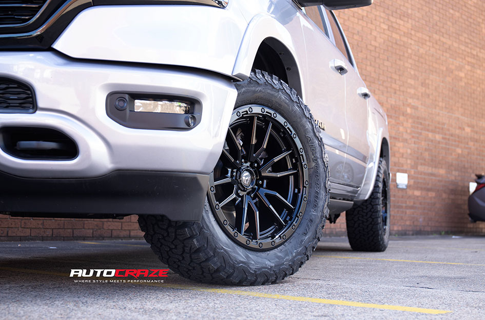 DODGE RAM FUEL REBEL 6 MATTE BLACK 