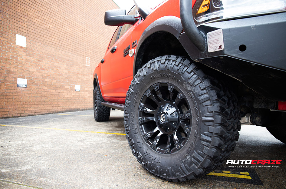DODGE RAM FUEL VAPOR MATTE BLACK 