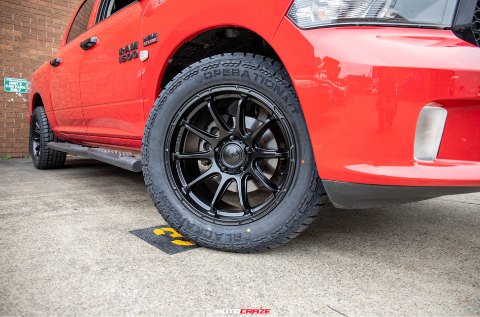 DODGE RAM 1500 FUEL VARIANT MATTE BLACK