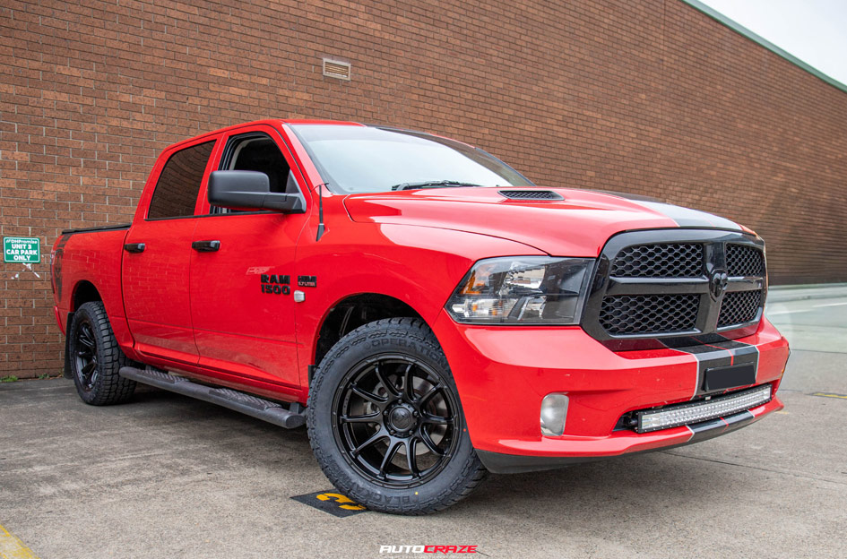 DODGE RAM 1500 FUEL VARIANT MATTE BLACK