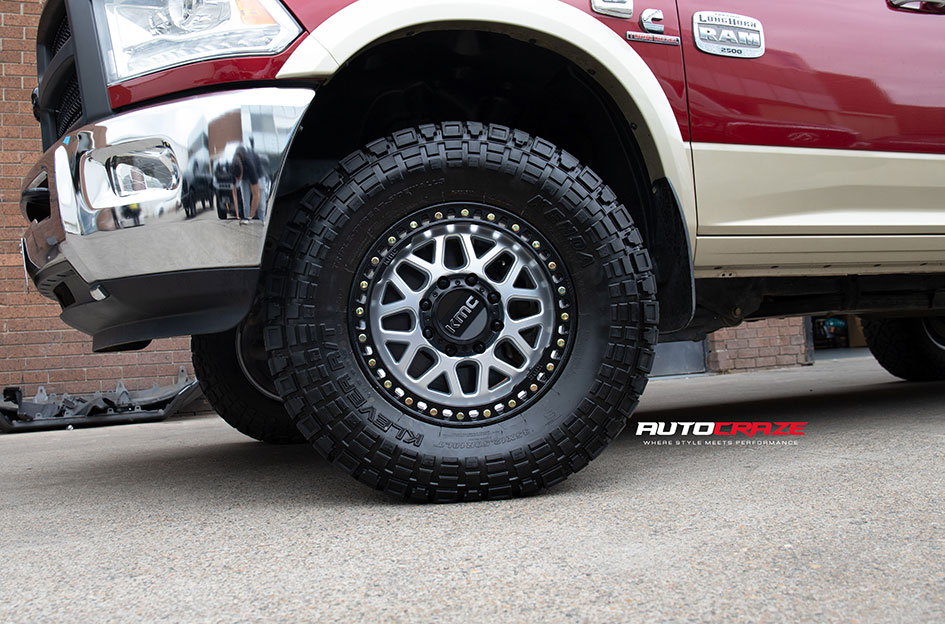 DODGE RAM 2500 KMC GRS MACHINED W/ SATIN BLACK LIP