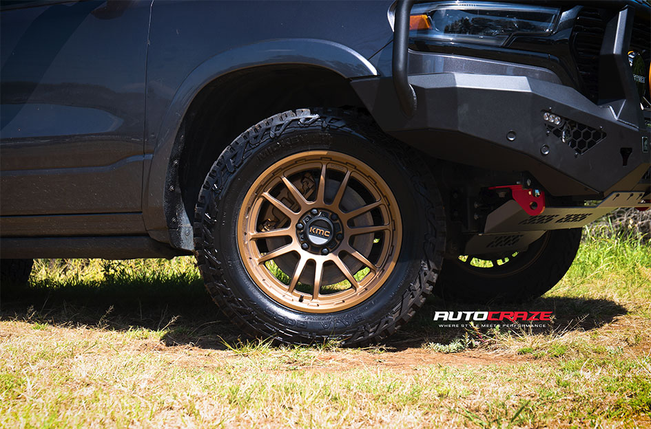 DODGE RAM KMC WRATH MATTE BRONZE